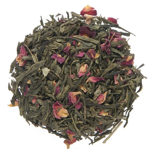 SENCHA KYOTO CHERRY ROSE GREEN TEA 1
